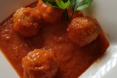 Balletjes in tomatensaus