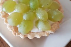Fruittaartje met pudding