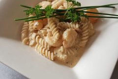 Pasta met scampi
