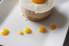 Yochurt taartje met mango