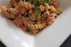Zomerse koude pasta